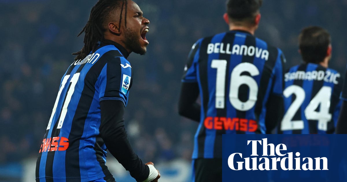 European football: Lookman's late winner sends Atalanta top of Serie A