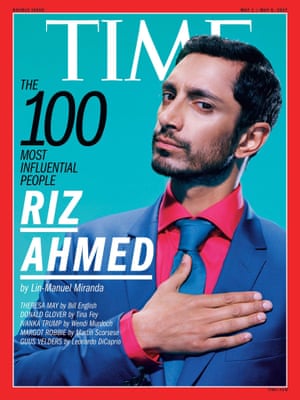 Riz Ahmed on the cover of Time Magazine 1 May 2017