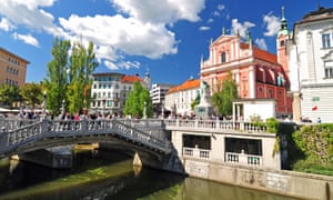 Ljubljana’s Triple bridge was completed by celebrated architect Jože Plečnik.