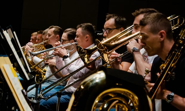 Artistic resistance … the orchestra in rehearsals.