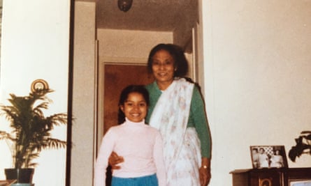 Mintie Das, aged eight, and Dede.
