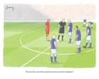 Steve Jones addresses challenges of the 2026 World Cup in cartoon