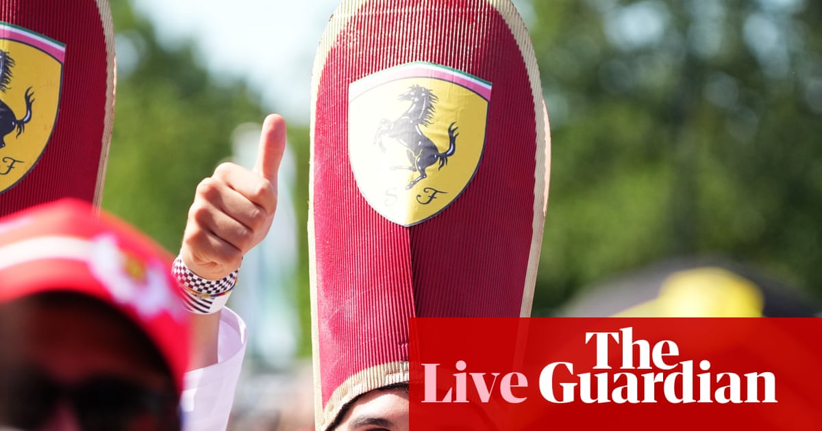 Italian F1 Grand Prix qualifying live