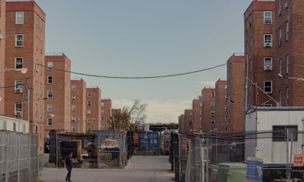 Red Hook Houses, a public housing development that’s home to more than 6,600 people, in Red Hook, Brooklyn.