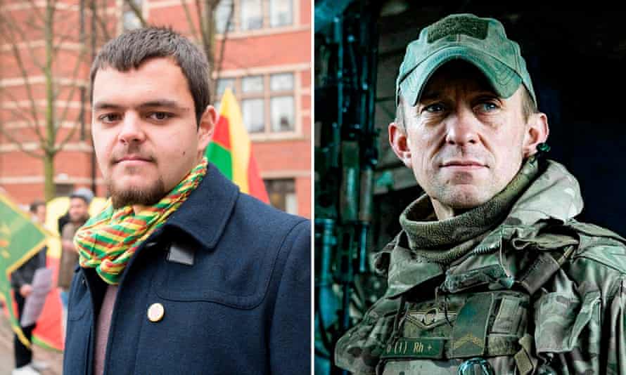 Aiden Aslin, left, and Shaun Pinner were captured while fighting in the Ukrainian army.