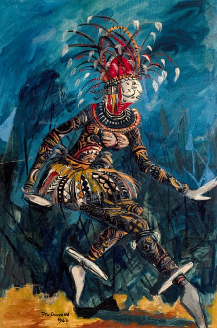‘Africa’s first art star’ … The Dancer (Agbogho Mmuo - Maiden Spirit Mask) 1962 by Ben Enwonwu.