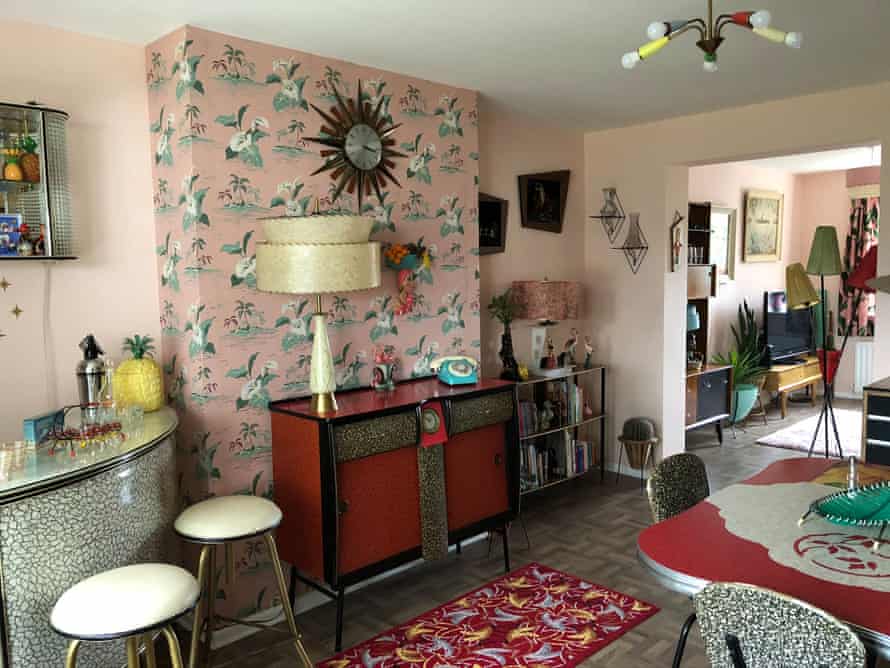 Emma Preston has a 50s-styled home