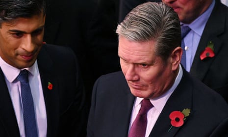 Keir Starmer at the state opening of parliament on Tuesday