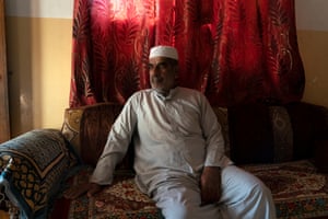 Abdullah Khalid, 66, in his home in Abu Khasib