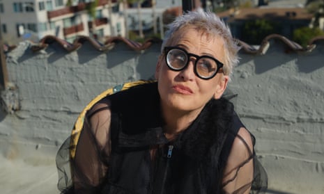 Lori Petty photographed in Venice, Los Angeles by Pat Martin for the Observer. Hair and makeup by Richard Glass