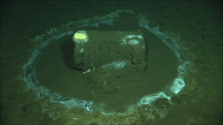 Scientists detected as many as 25,000 barrels on the seafloor.