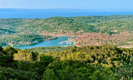 View of Vela Luka, Korčula