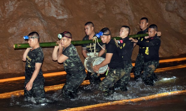 Image result for Thailand cave rescue: appeal for small full-face masks – live updates