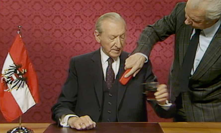 Former Austrian president Kurt Waldheim