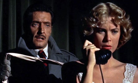 Anthony Dawson and Grace Kelly in Dial M for Murder.