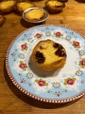 Nicola Lamb rolls cold butter into her dough.