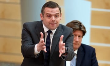 Douglas Ross pictured in Holyrood last week.