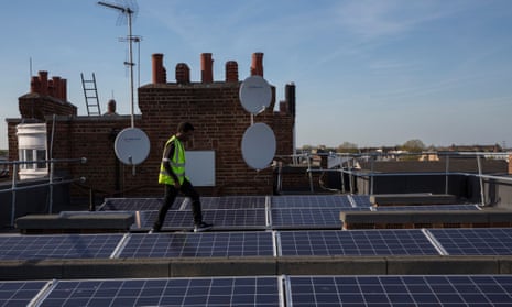 Banister House Solar, the first community-owned solar installation in Hackney, London.