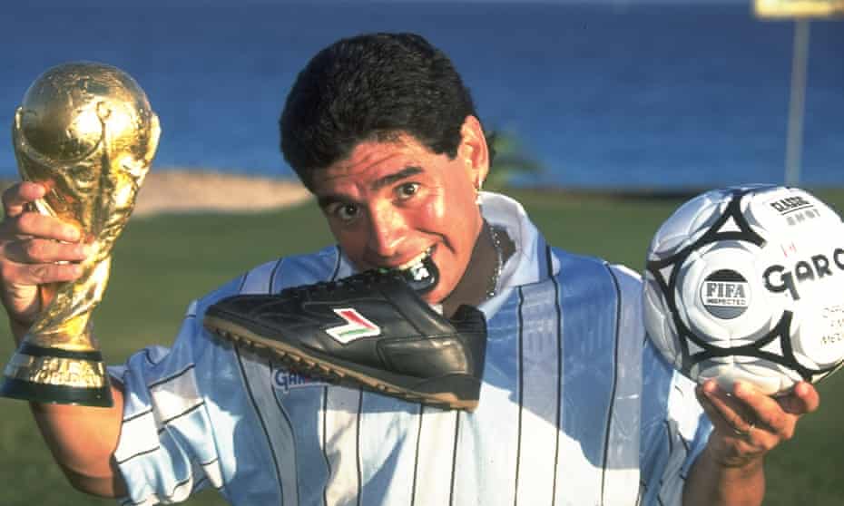 Diego Armando Maradona Nerveless Kicking And Football Manager Kids Sport The Guardian