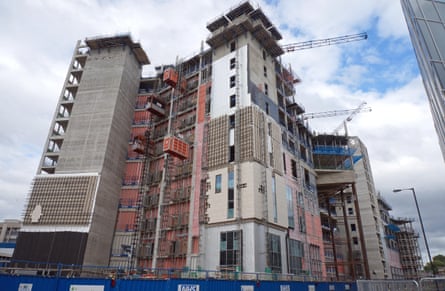 The new Royal Liverpool University Hospital under construction.