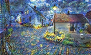 An image created by Deep Dream.