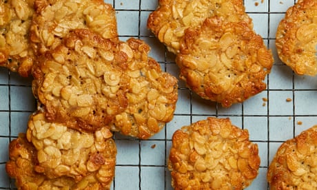 Tamal Ray's recipe for honey and almond brittle biscuits