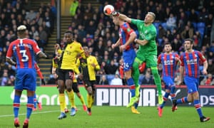 Crystal Palace’s Spanish goalkeeper Vicente Guaita has been in fine form this season.