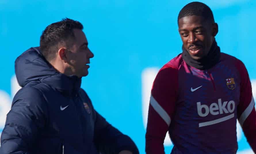 Everyone is a loser in the messy saga of Ousmane Dembélé and Barcelona | Barcelona 2 Xavi Hernandez (left) claimed Ousmane Dembele could be ‘the best in the world’ but has left the player out of Barcelona’s last two games.