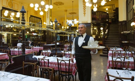 The historic restaurant Bouillon Chartier in Paris. But times are changing.