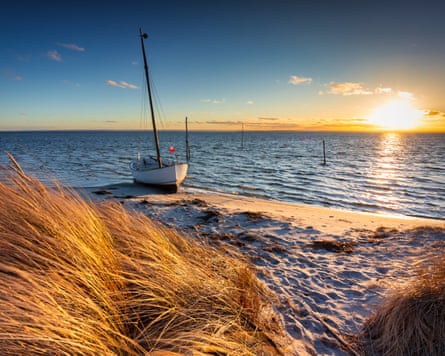 Sunset at Hel Peninsula.