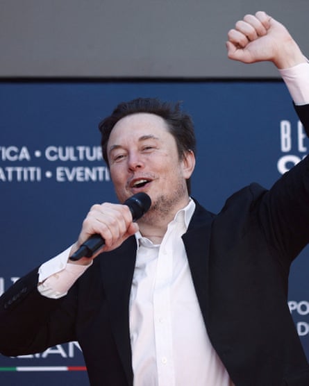 Elon Musk also attended the conference.