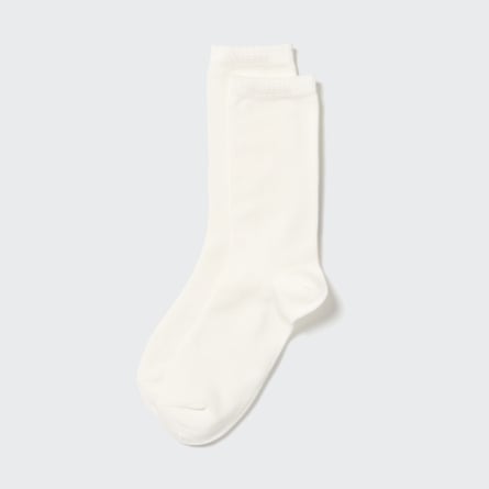 White Uniqlo HEATTECH socks