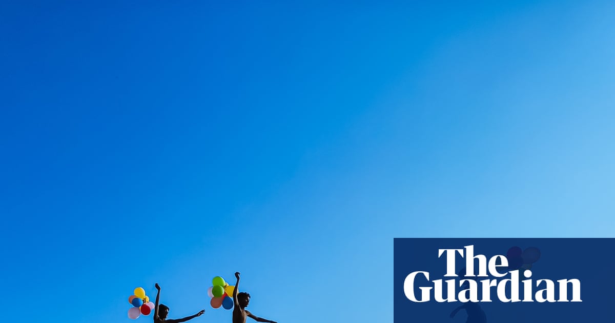 I wanted to show children playing under the open sky