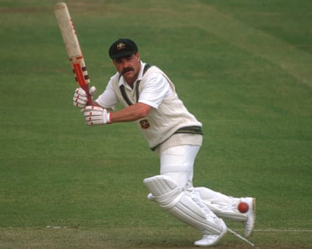 David Boon bats for Australia against the MCC at LordâÂÂs in 1989