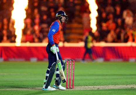 The flames erupt for Tom Banton’s half century.