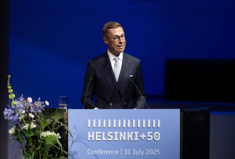 Finland's president Alexander Stubb.