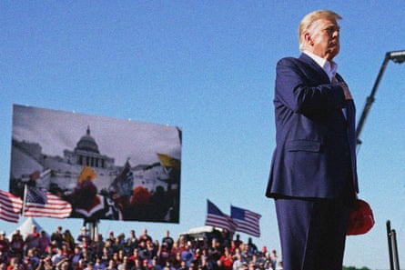 trump at a rally