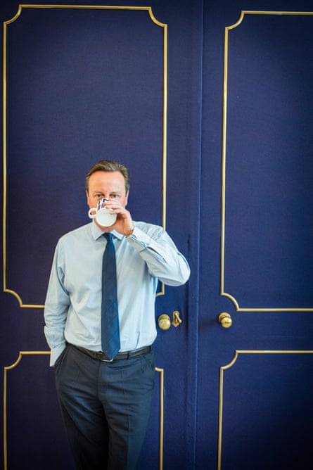 Inside his office at Number 10, June 2016