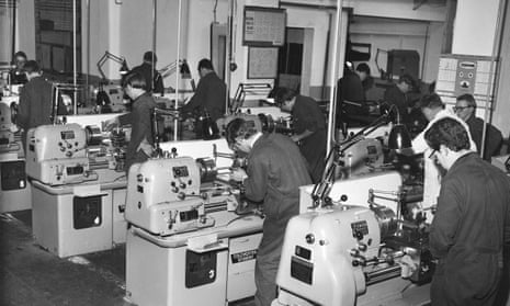 GKN engineering apprentices at work in 1967.