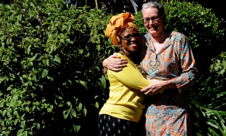 Mpho Tutu and her wife, Prof Marceline van Furth, at their home in Cape Town, South Africa.