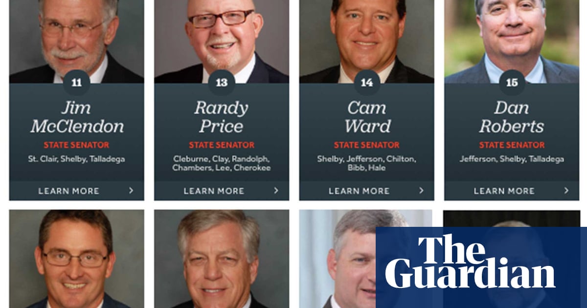These 25 white men – all Republicans – just voted to ban abortion in Alabama
