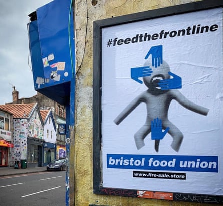 An ad for the Bristol Food Union’s #feedthefrontline fundraising campaign.