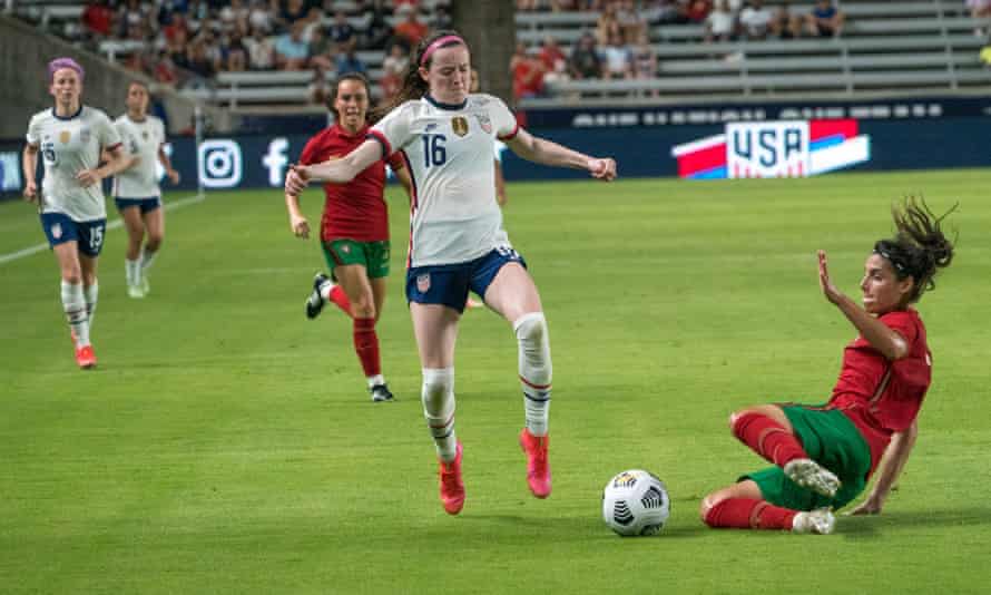 Rose Lavelle is part of a dynamic midfield for the US