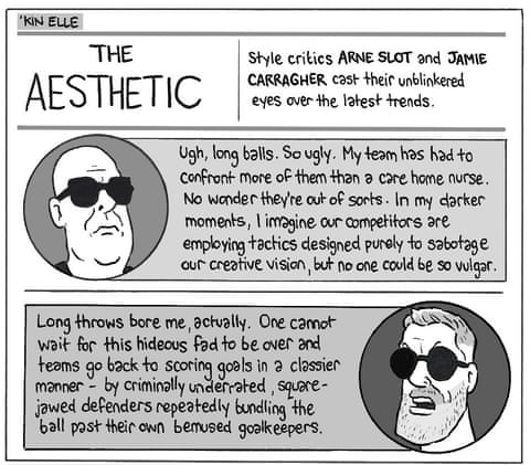 Football fashion cartoon, panel 4