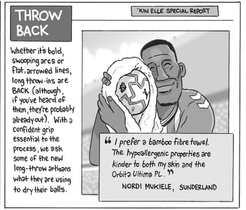 Football fashion cartoon, panel 2