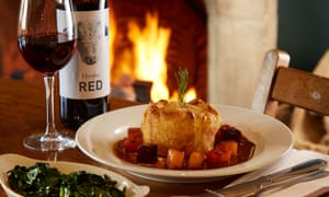 Meal at the Bull Hotel, Fairford, Gloucestershire