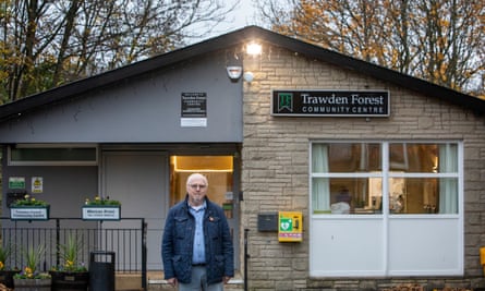 Steven Wilcock, chair of the trustees of Trawden library, shop and community centre.