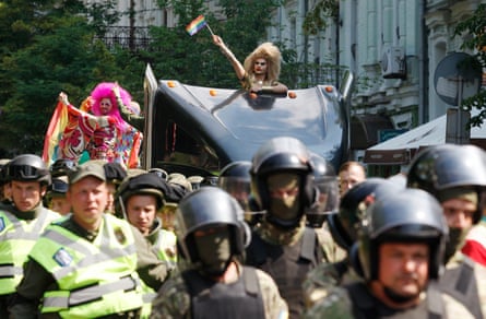 Kiev Pride in Ukraine in 2017.