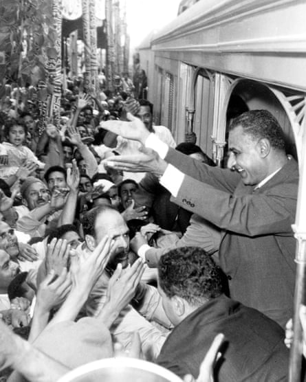 Gamal Abdel Nasser in Alexandria, 1966