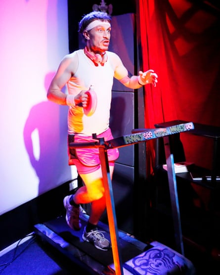 Moving … Monkey See Monkey Do was performed on a treadmill.